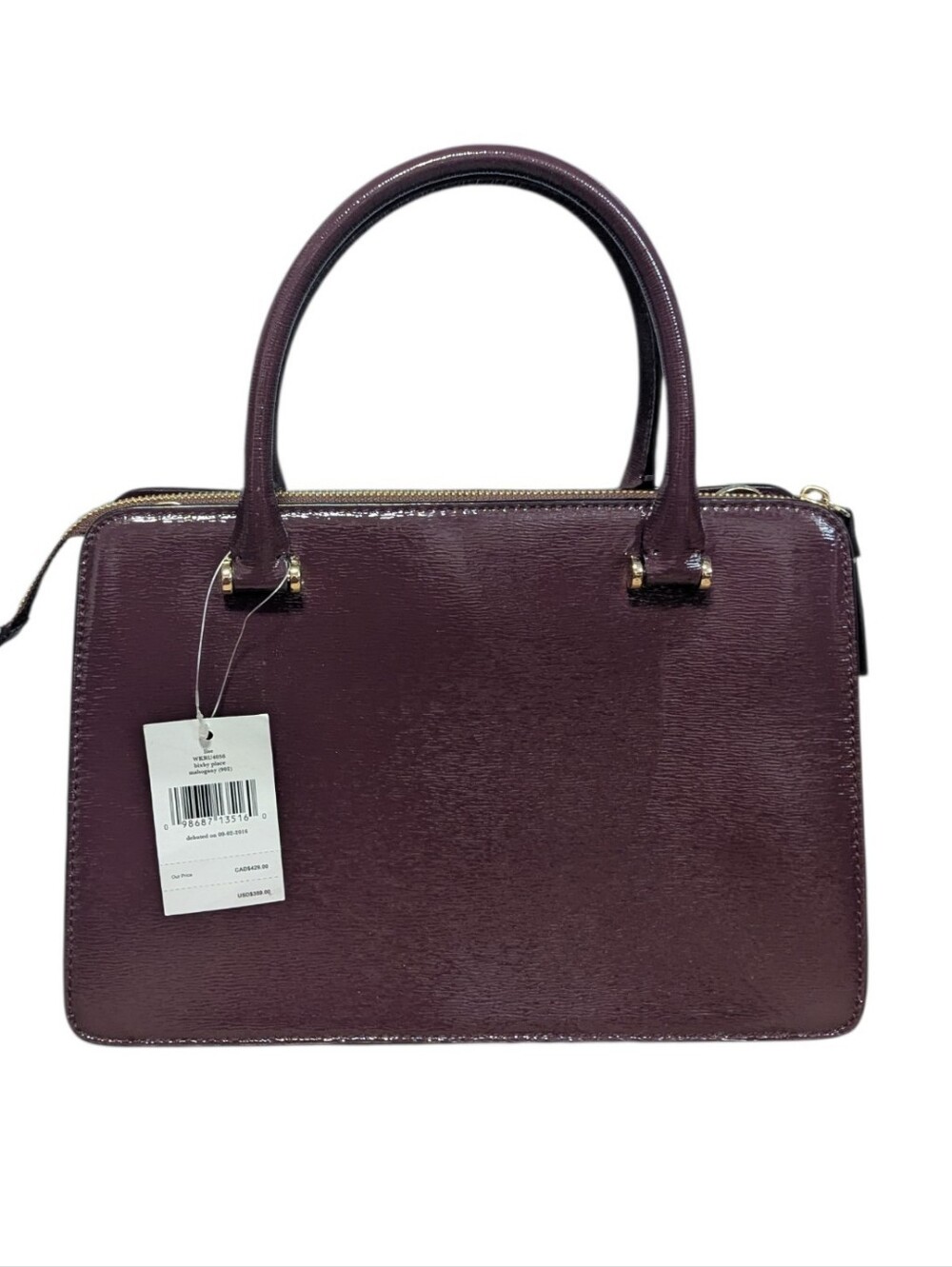 NWT Kate Spade Mohogany Leather Laurel Way Handbag - Picture 3 of 8